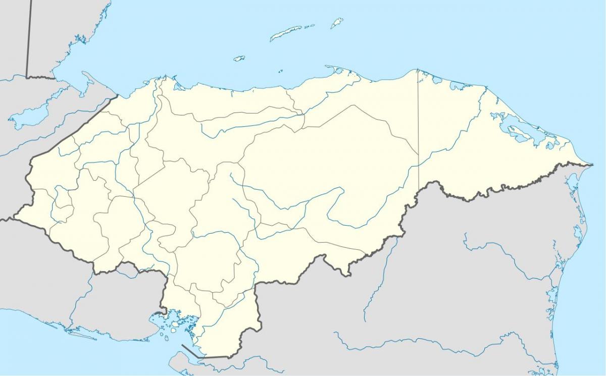 kaart näitab Honduras