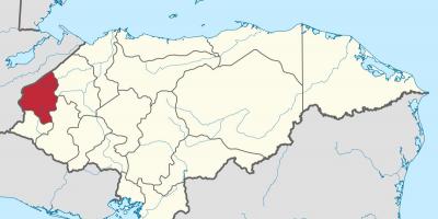Kaart copan Honduras