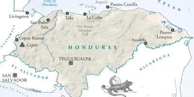 Kaart la ceiba Honduras