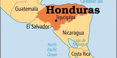 Hondurase pealinna kaart