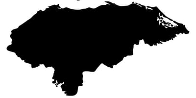 Kaart Honduras kaart vektor